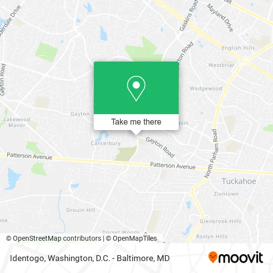 Identogo map