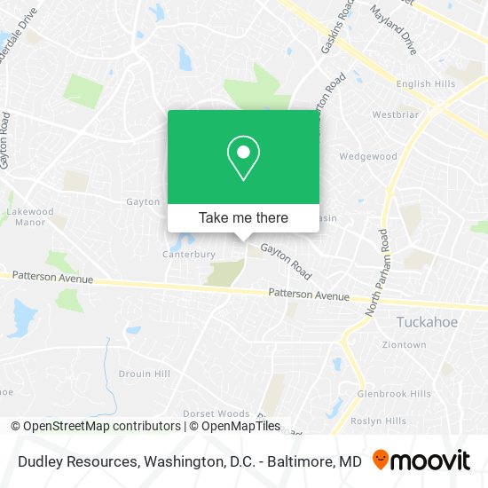 Dudley Resources map