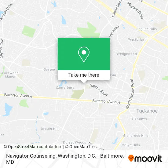 Navigator Counseling map