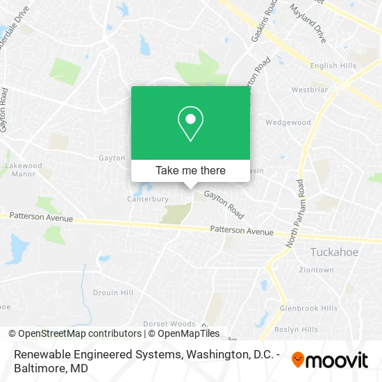 Mapa de Renewable Engineered Systems