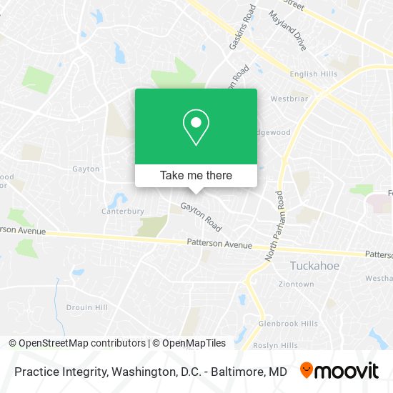Practice Integrity map