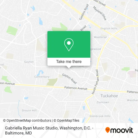 Gabriella Ryan Music Studio map