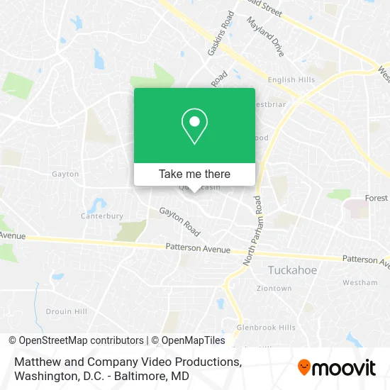 Matthew and Company Video Productions map