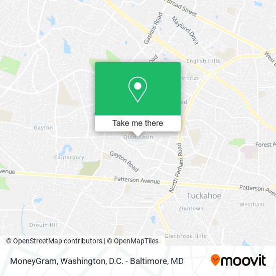 MoneyGram map