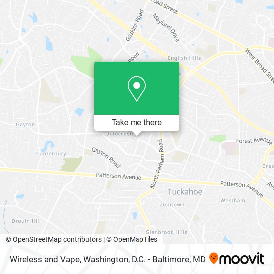 Wireless and Vape map