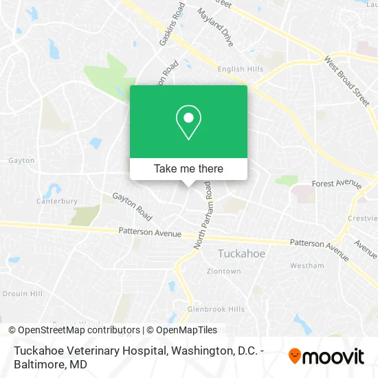 Tuckahoe Veterinary Hospital map