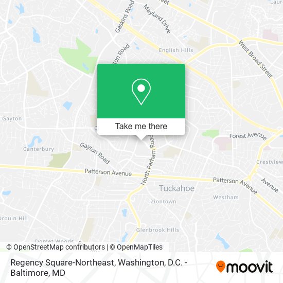 Mapa de Regency Square-Northeast