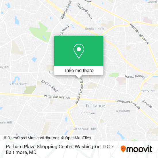 Parham Plaza Shopping Center map