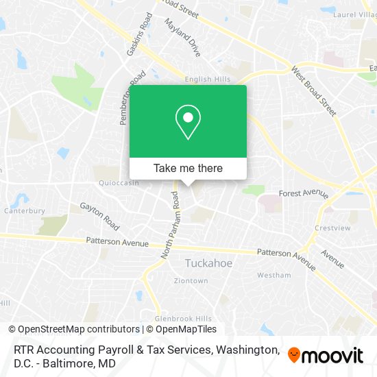 RTR Accounting Payroll & Tax Services map