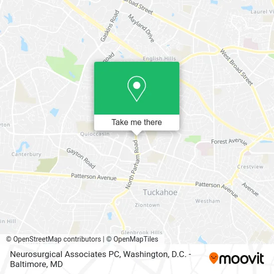 Neurosurgical Associates PC map