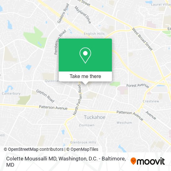 Mapa de Colette Moussalli MD
