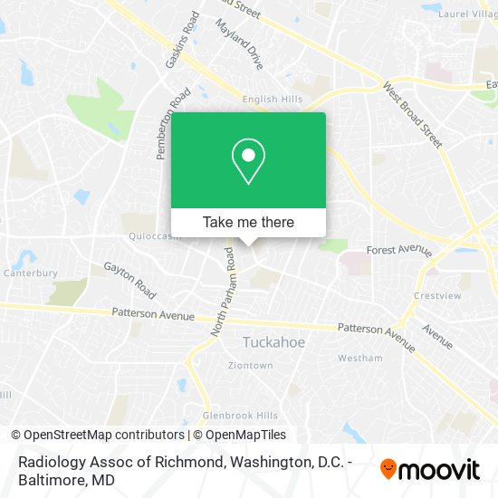 Radiology Assoc of Richmond map