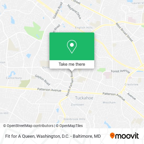 Fit for A Queen map