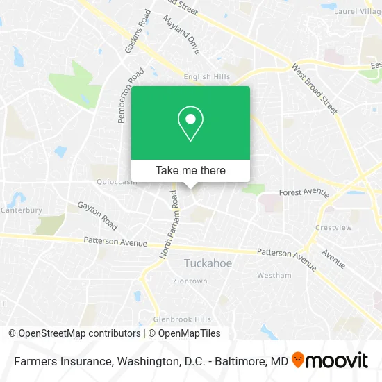Farmers Insurance map