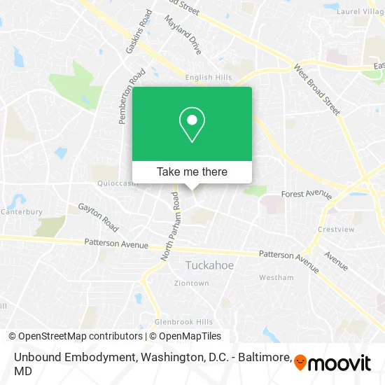 Unbound Embodyment map