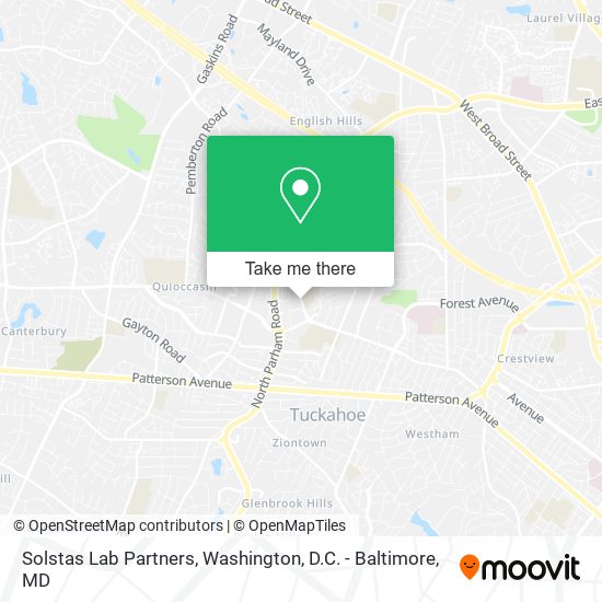 Solstas Lab Partners map