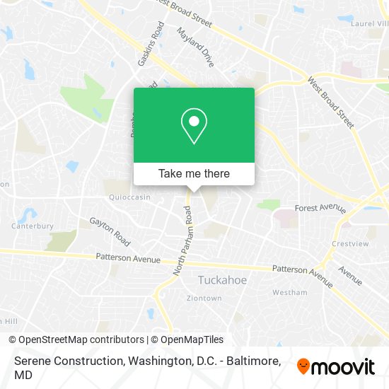 Mapa de Serene Construction
