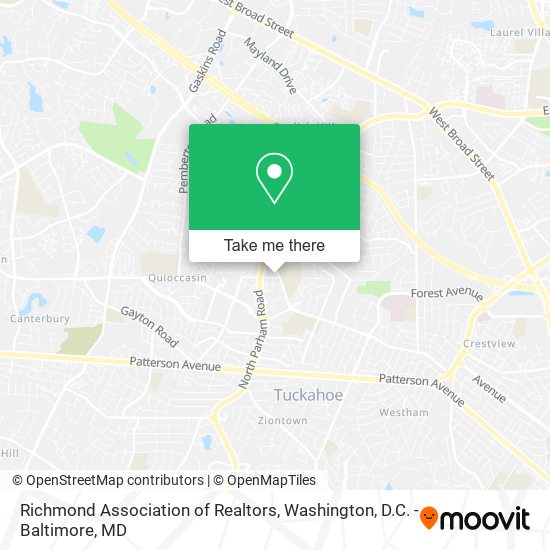 Richmond Association of Realtors map
