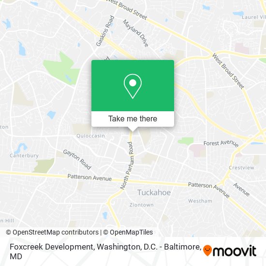 Foxcreek Development map