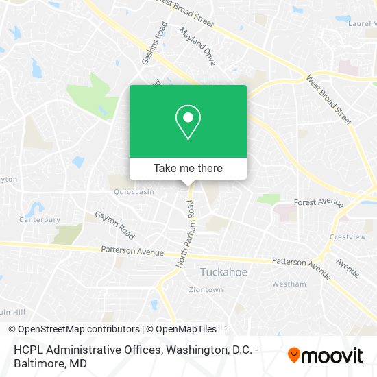 Mapa de HCPL Administrative Offices