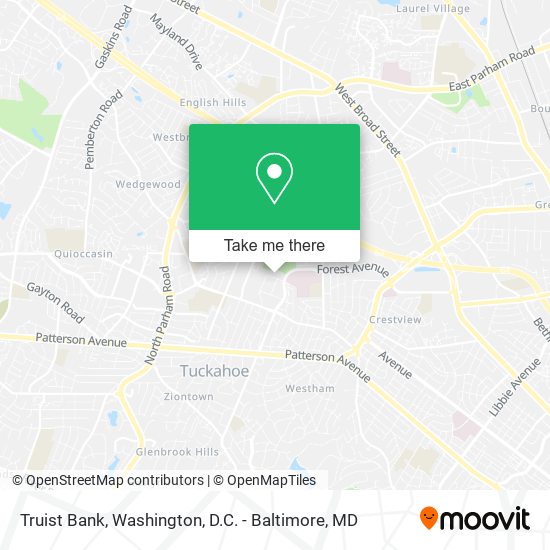 Truist Bank map