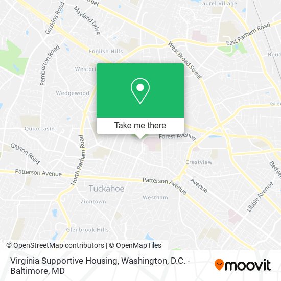 Virginia Supportive Housing map