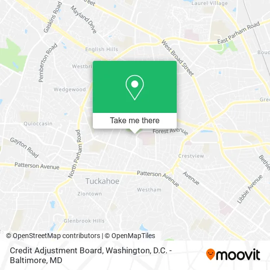Credit Adjustment Board map