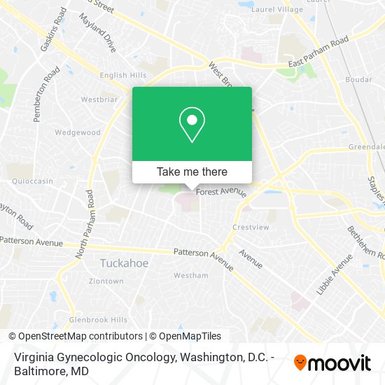 Virginia Gynecologic Oncology map