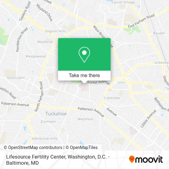 Lifesource Fertility Center map
