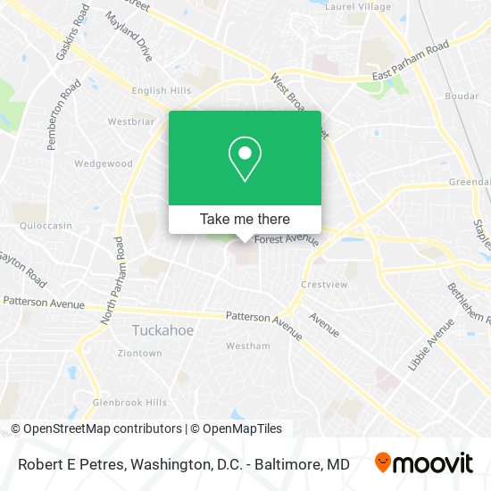 Robert E Petres map