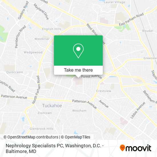 Nephrology Specialists PC map