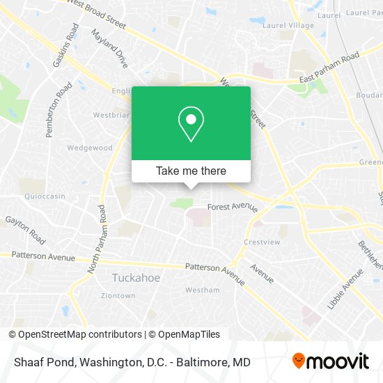 Mapa de Shaaf Pond