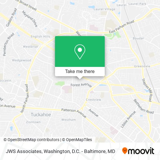 JWS Associates map