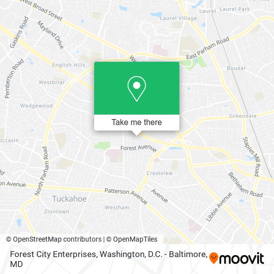 Forest City Enterprises map