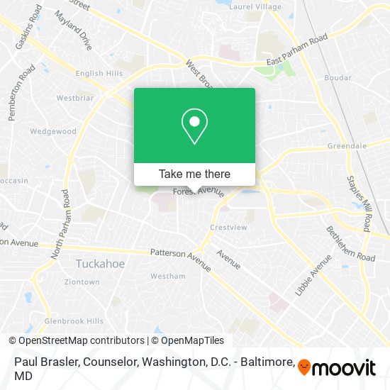 Paul Brasler, Counselor map