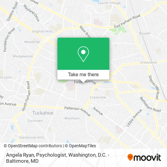 Angela Ryan, Psychologist map