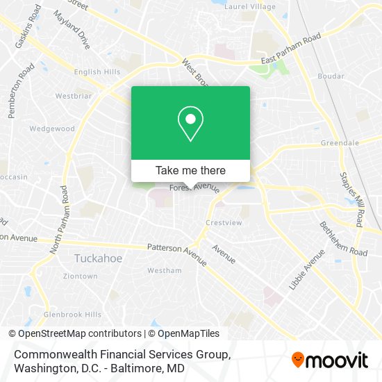 Commonwealth Financial Services Group map