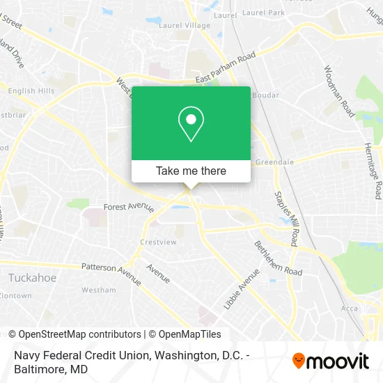 Navy Federal Credit Union map