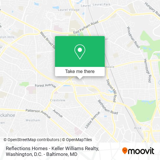 Reflections Homes - Keller Williams Realty map