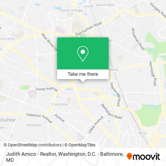 Judith Amico - Realtor map
