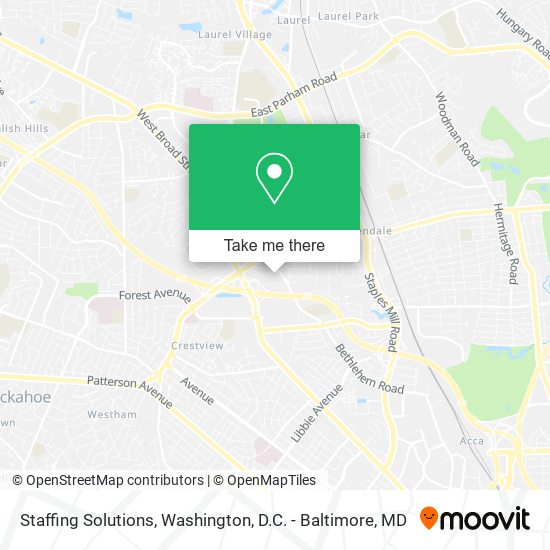 Staffing Solutions map