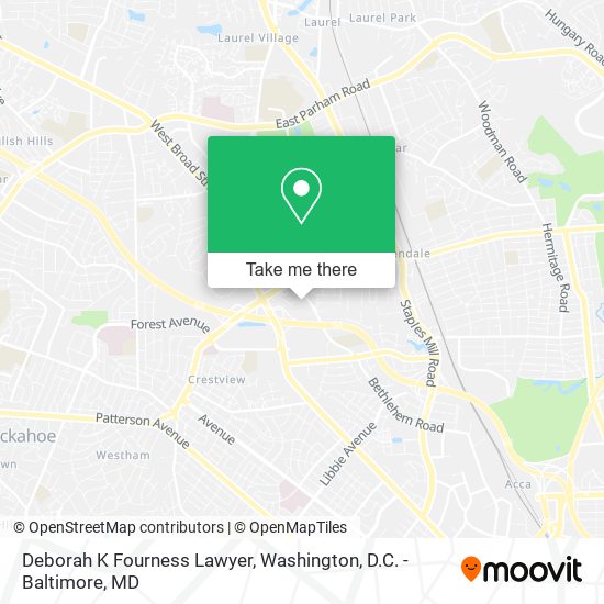 Deborah K Fourness Lawyer map