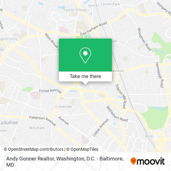 Andy Gonner Realtor map