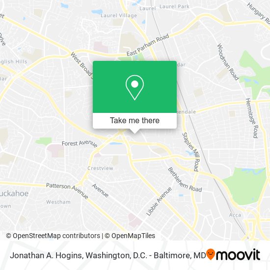 Jonathan A. Hogins map