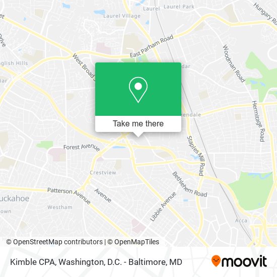 Kimble CPA map