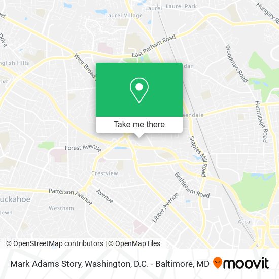 Mapa de Mark Adams Story