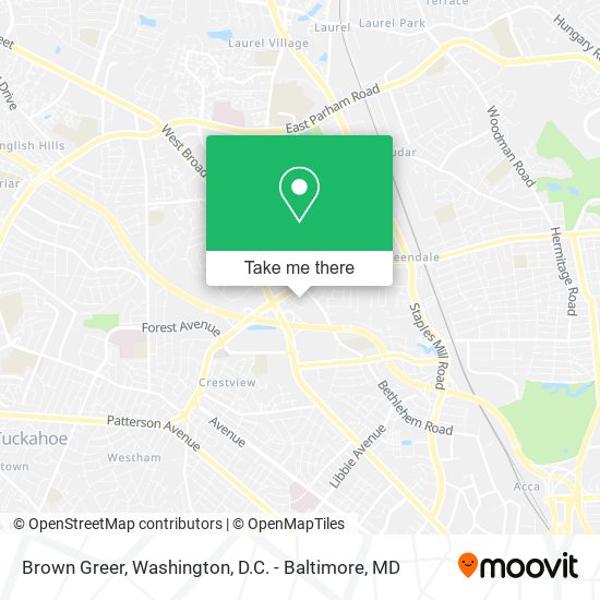 Brown Greer map