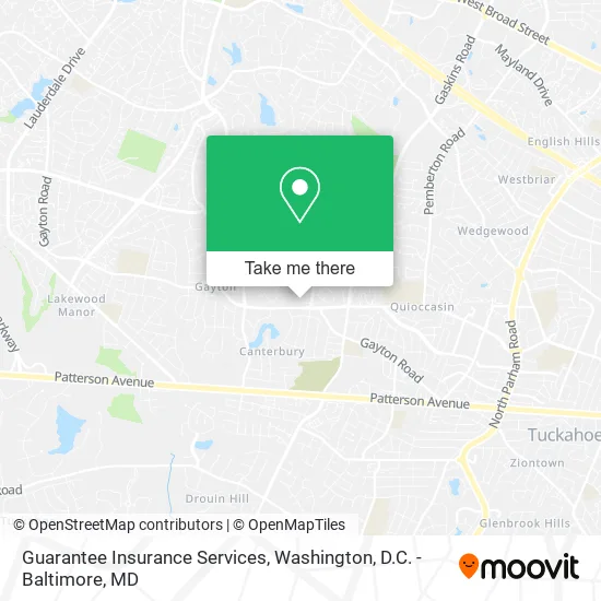 Guarantee Insurance Services map