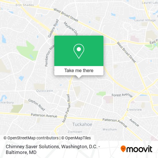 Mapa de Chimney Saver Solutions