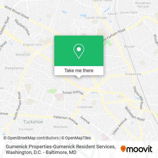 Mapa de Gumenick Properties-Gumenick Resident Services